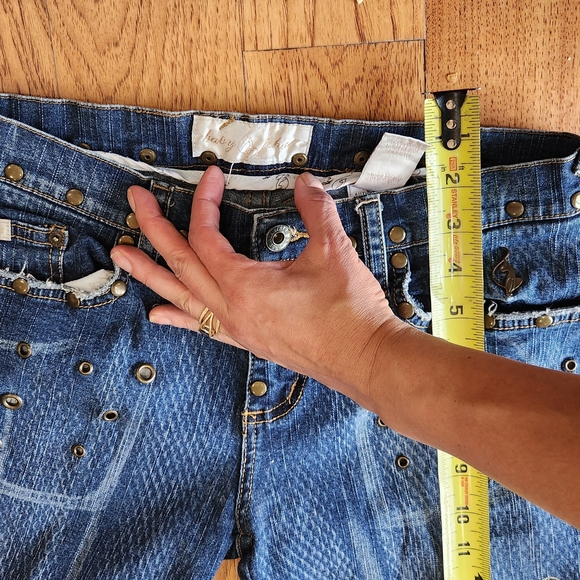 Baby Phat Retro Embellished Jeans Sz 9 - Picture 8 of 8